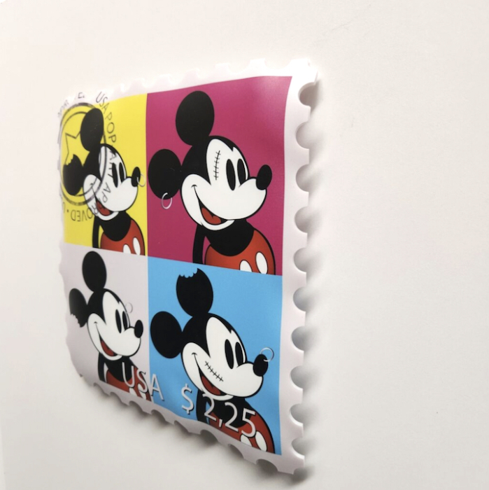 AD VAN HASSEL: Stamp Mickey Popart