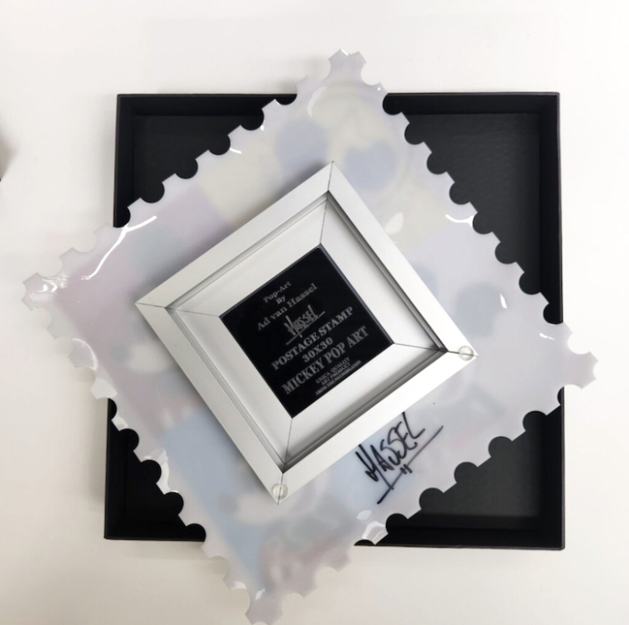 AD VAN HASSEL: Stamp Mickey Popart