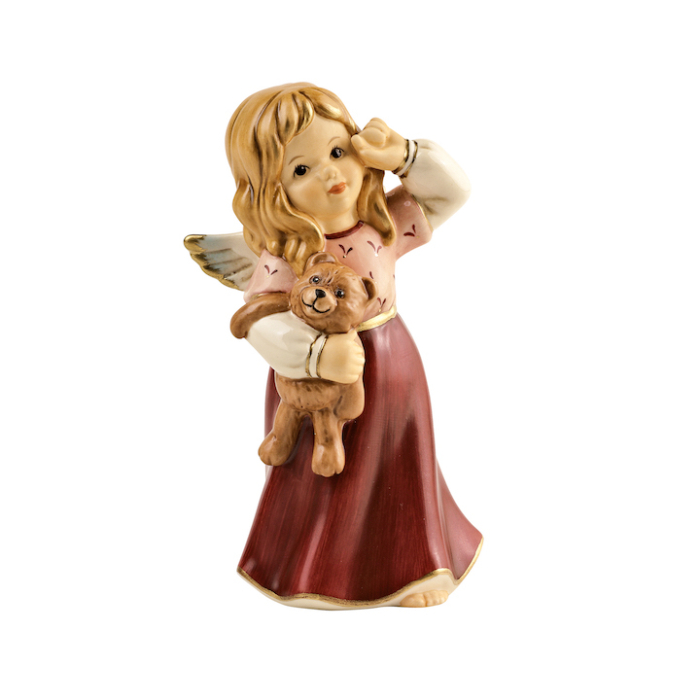 GOEBEL ENGEL: Träumerle mit Teddy