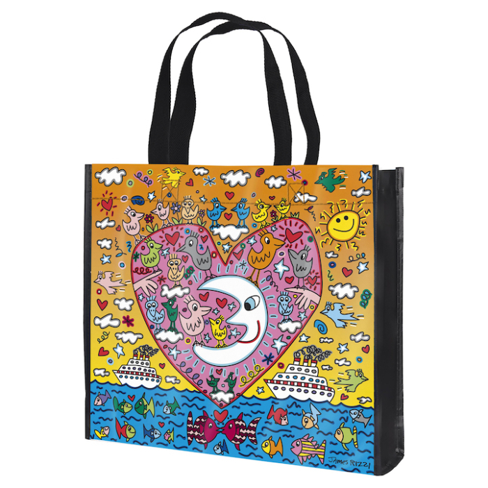 JAMES RIZZI: Shopping bag "The Romance of the Sea"