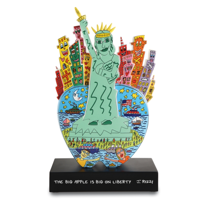 JAMES RIZZI: Figur "The Big Apple is Big on Liberty"