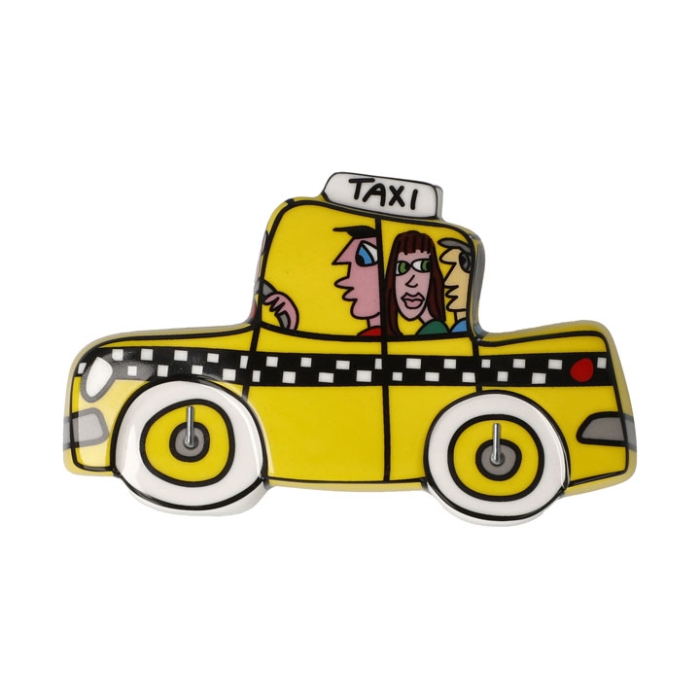 JAMES RIZZI: Schlüsselbrett "Yellow Cab"