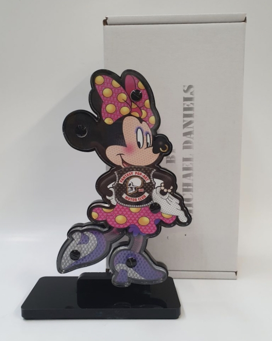 MICHAEL DANIELS: Acrylic Sculpture "Hells Minnie"