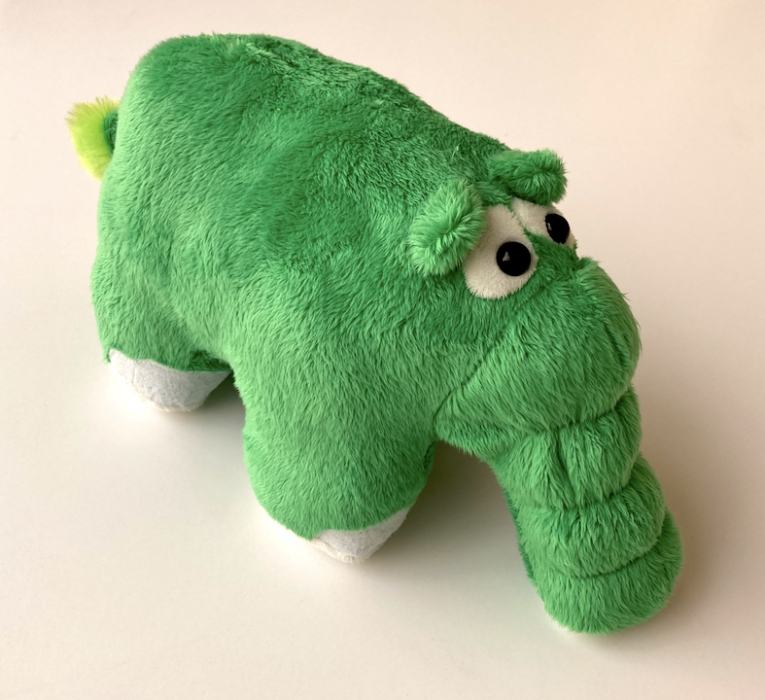 Großer Plüsch Ottifant grün