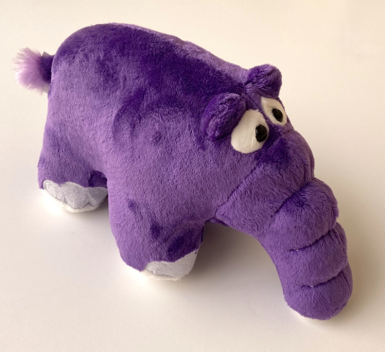 Großer Plüsch Ottifant lila