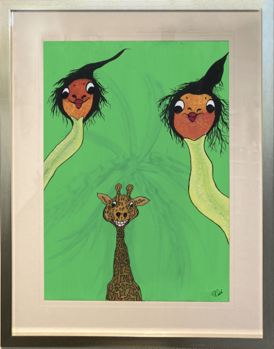 WALTER "WALDI" LEHNERTZ: Moin Giraffe, Grafik