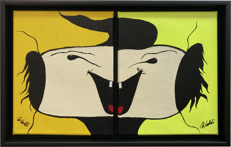 WALTER "WALDI" LEHNERTZ: Waldini Diptychon, ORIGINAL