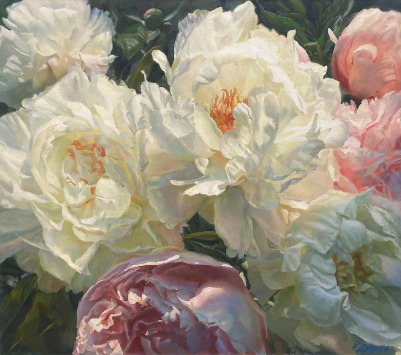 DMITRY NAYDA: Pfingstrosen, Original