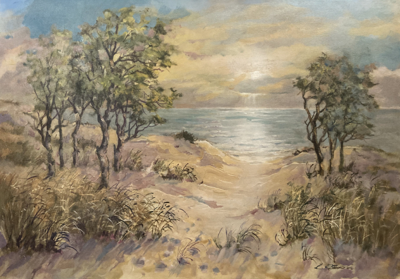 GÜNTHER GEORG BURR: Weg zum Strand