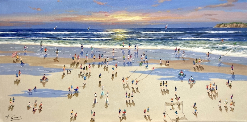 PAOLA CASSAIS: Menschen am Strand