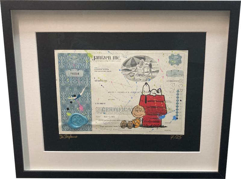 DI STEFANO: Charlie Brown und Snoopy (blau)