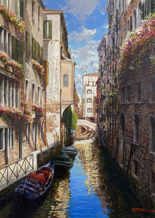 RAFFAELE FIORE: Venedig, Licht und Schatten - Original
