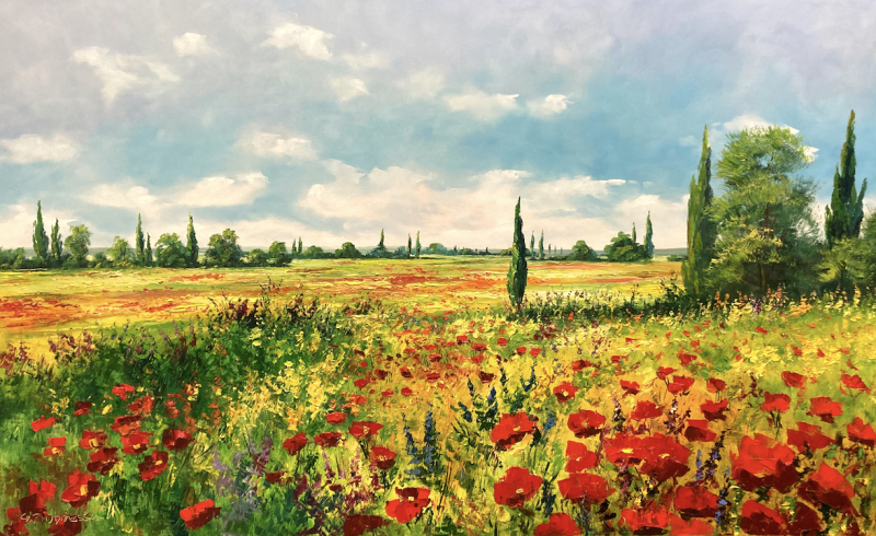 GÜNTHER FRÜHMESSER: Mohnblumenwiese