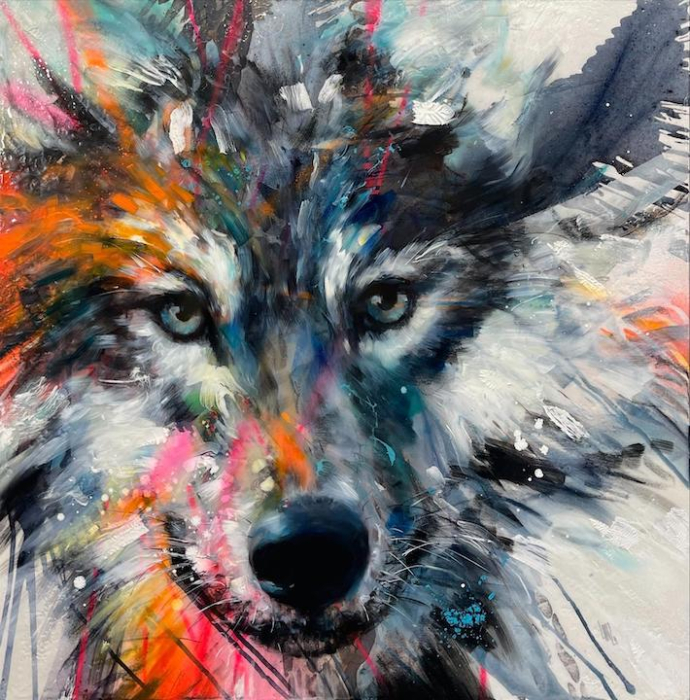 ILONA GRISS-SCHWÄRZLER: Wolf - glanz