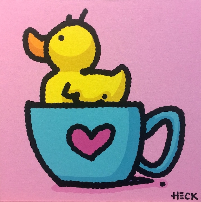 ED HECK: Tea Duck - ORIGINAL