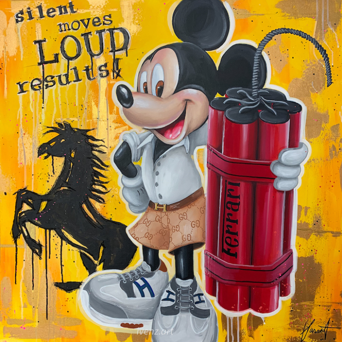 SASKIA IVENZ: Ferrari Mickey - ORIGINAL