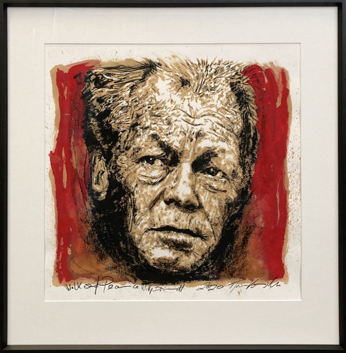 Willy Brandt mit Rahmen