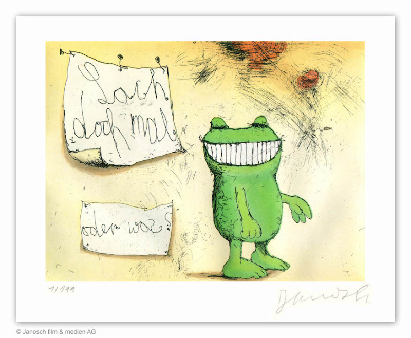 JANOSCH: Lach doch mal, oder was? Herr Frosch