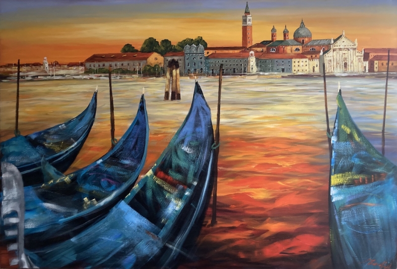 MADJID: Blick auf Venedig (Original)