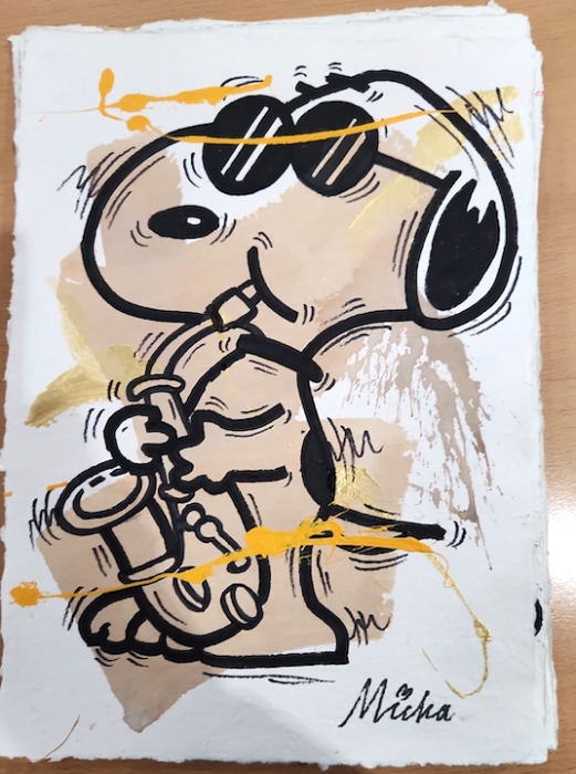 MICHA BAKER: Snoopy Saxophone (Original)