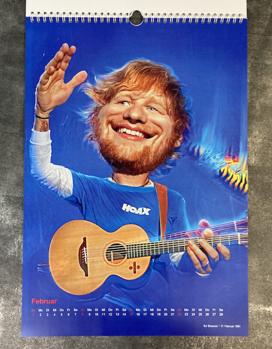 BERNHARD PRINZ: Kalender 2026 - Februar