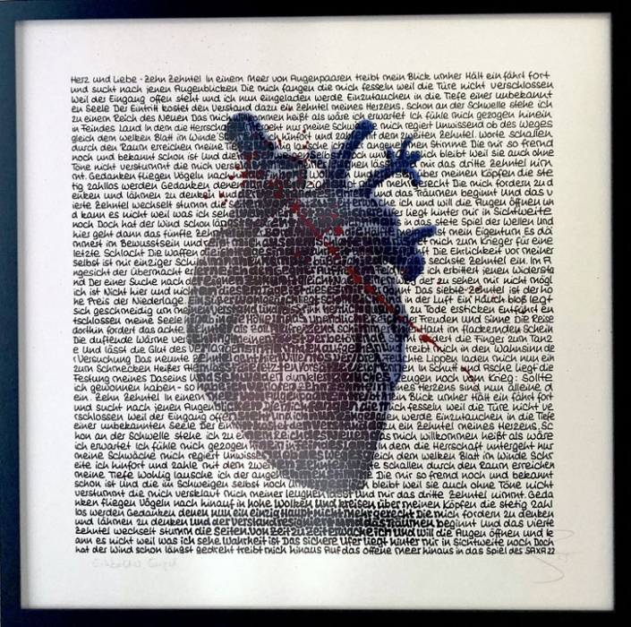 SAXA: Eiskalter Engel (Herz und Liebe) - Overpainting