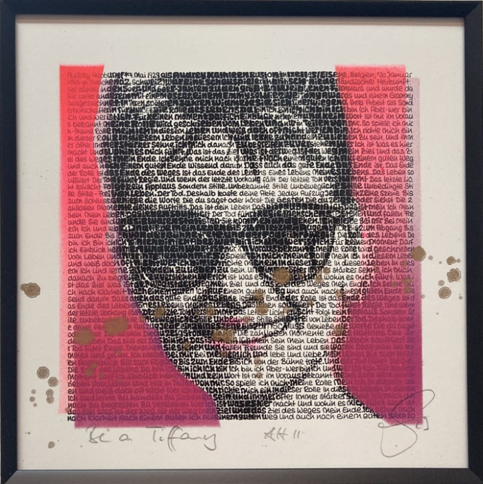 SAXA: Be a Tiffany (Audrey Hepburn II) - Mini - Overpainting