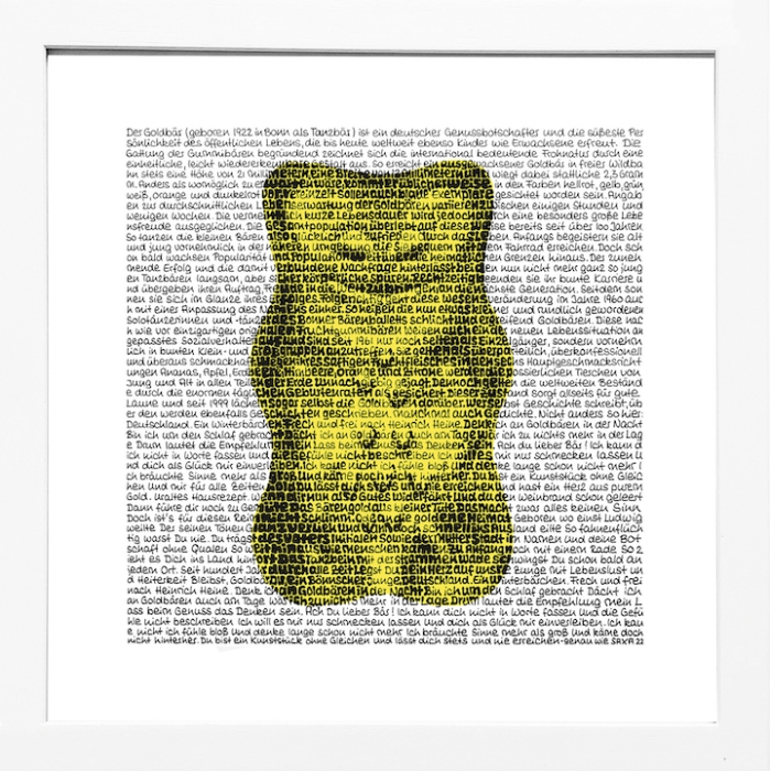 SAXA: Goldbär Zitrone (gelb) - Mini