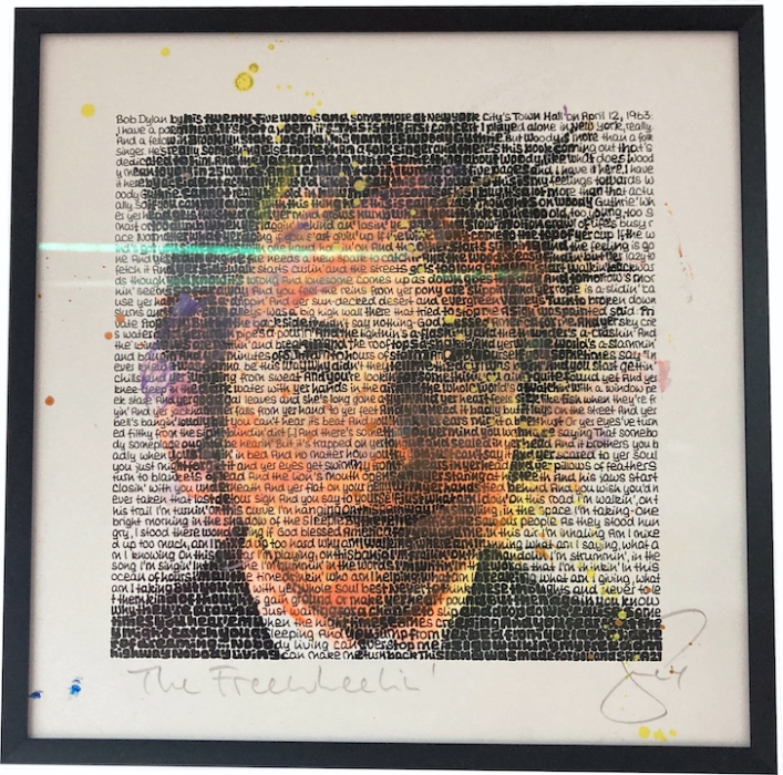 SAXA: The Freewheeling (Bob Dylan) - Mini - Overpainting