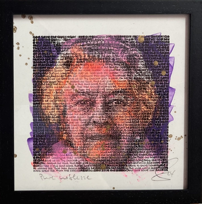 SAXA: Pure noblesse (Queen Elizabeth) - Mini - Overpainting