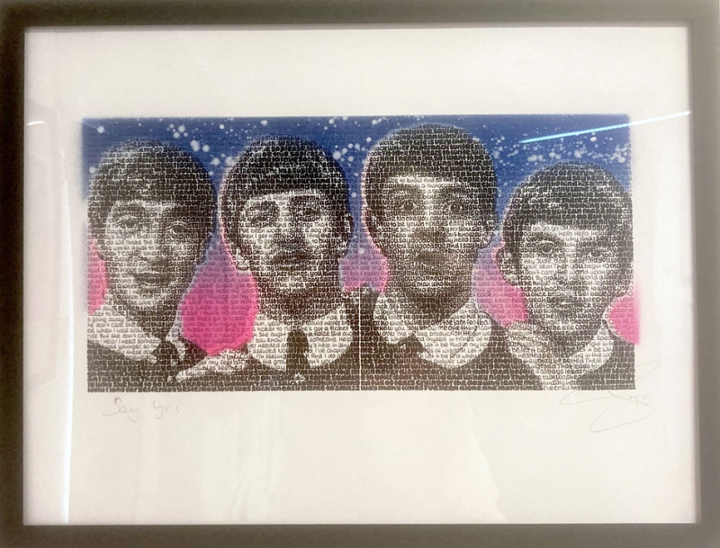 SAXA: Say Yes (Beatles) - Overpainting