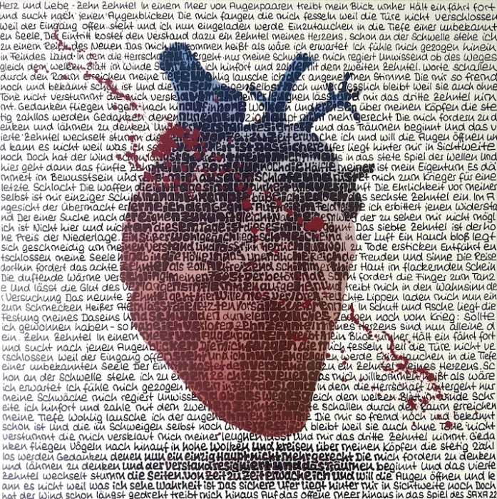 SAXA: Schlag artig (Herz und Liebe) - Overpainting