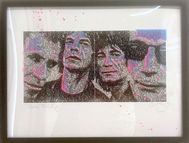 SAXA: Vierter Frühling (Rolling Stones) - Overpainting