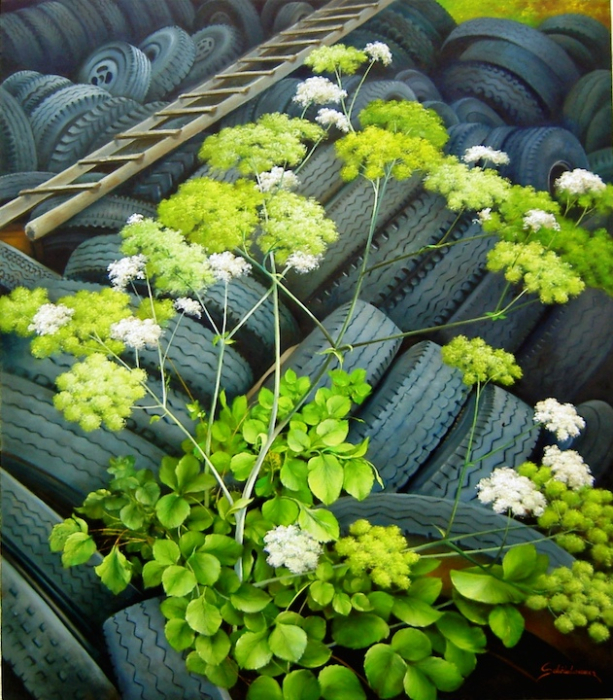 HEINZ SCHÖLNHAMMER: Zurück zur Natur - Original
