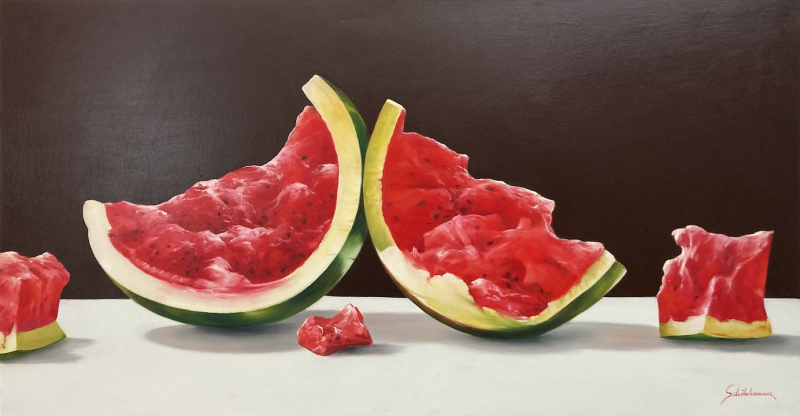 HEINZ SCHÖLNHAMMER: Melonen - Original