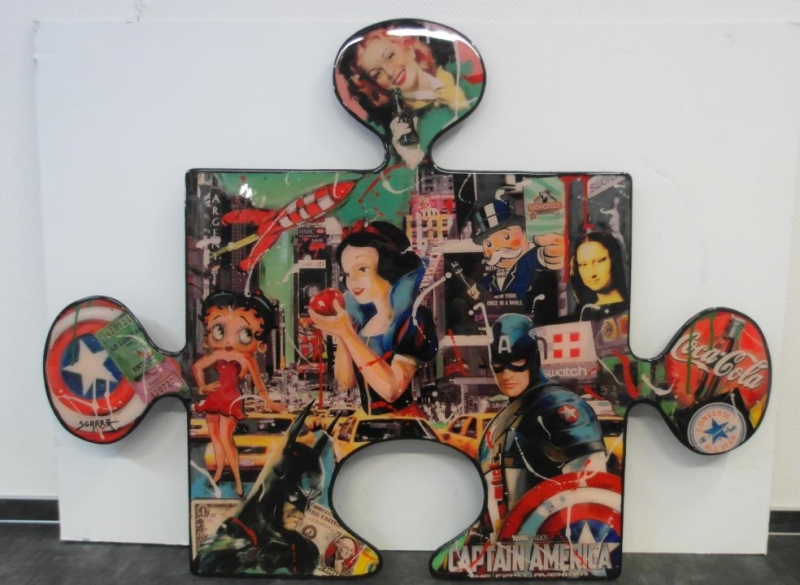 SGARRA: Puzzle New York Marvel