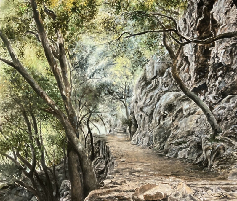 CHRISTIAN SOMMER: Waldweg Mallorca