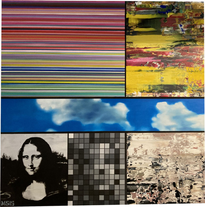 MARTIN GEORG SONNLEITNER: 20 years art - Mona L. vs. Romy (Original)