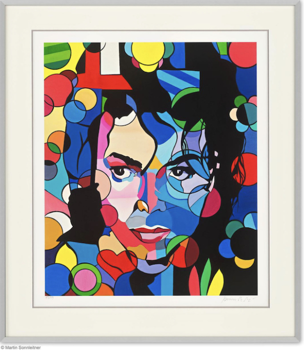 MARTIN GEORG SONNLEITNER: MJ Pop II (Bütten)