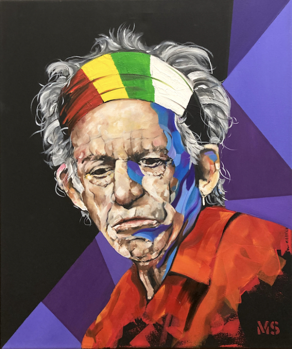 MARTIN GEORG SONNLEITNER: Keith Study Red (Unikat)