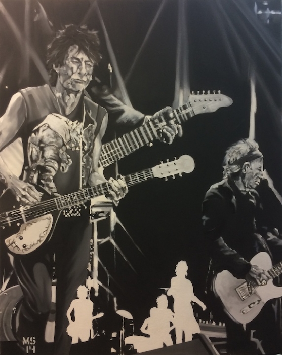 MARTIN GEORG SONNLEITNER: "The Stones" Ron + Keith live