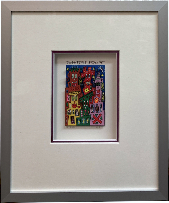 James Rizzi: NIGHTTIME SKYLINE