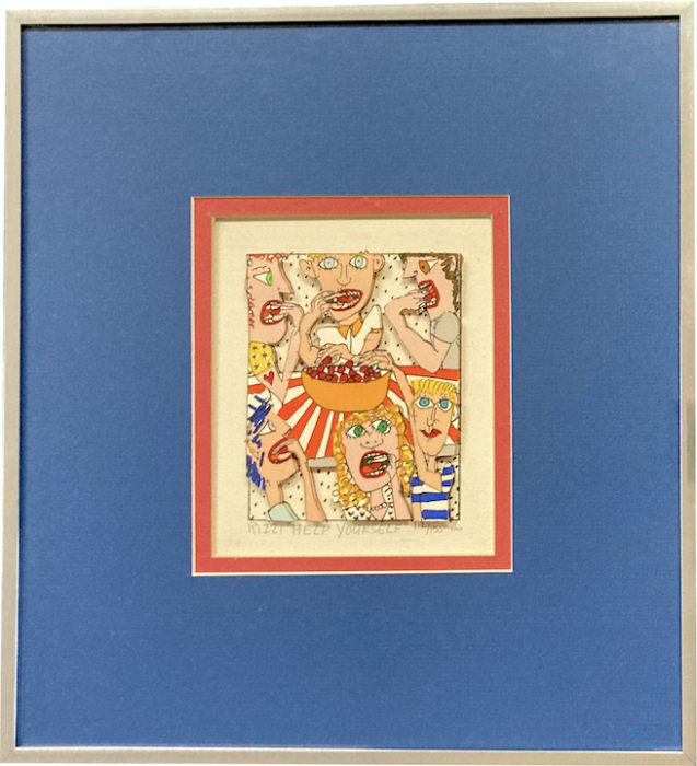 James Rizzi: HELP YOURSELF (handsigniert)