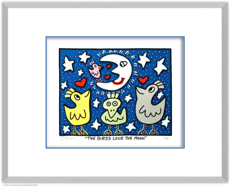 James Rizzi: THE BIRDS LOVE THE MOON