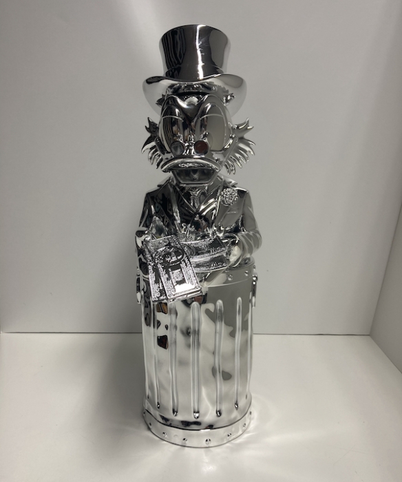 MARTIN DE NOIR: Skulptur Dagobert "Dollar Duck"