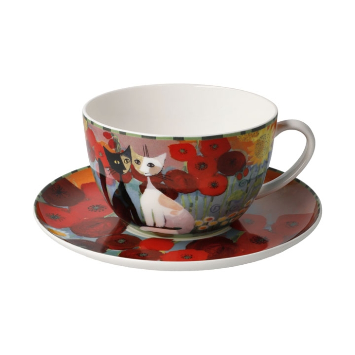 ROSINA WACHTMEISTER: Milchkaffeetasse - L‘estate in giardino