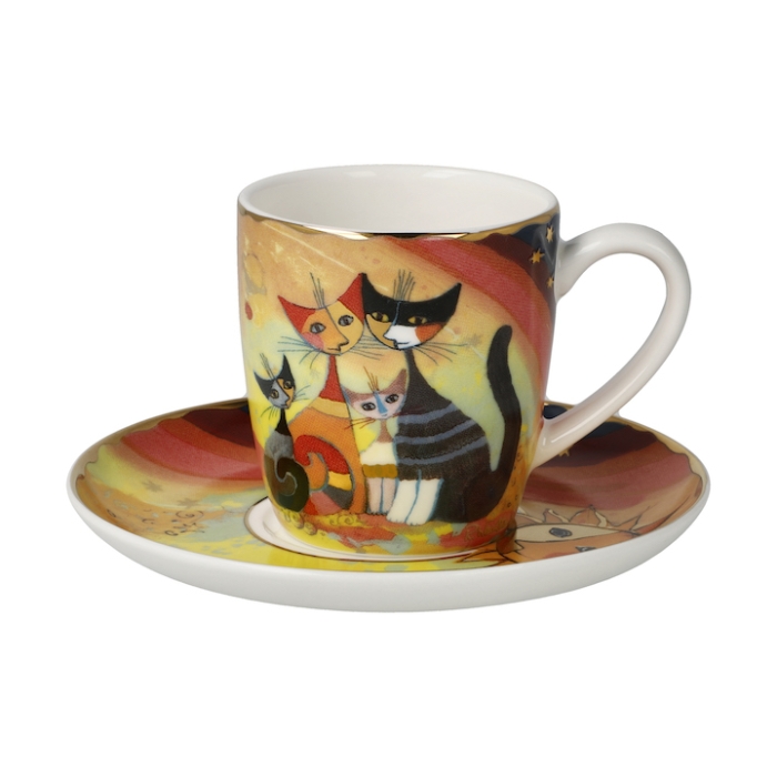 ROSINA WACHTMEISTER: Espressotasse - Gatti in autunno